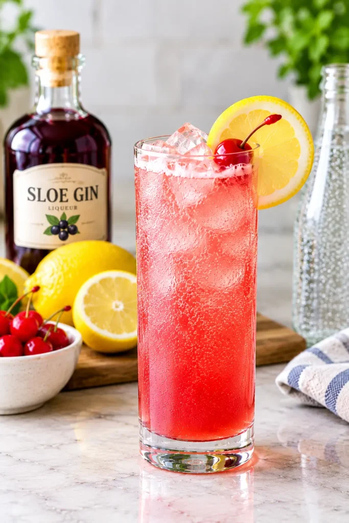 Sloe Gin Fizz Recipe: Easy, Fruity Cocktail
