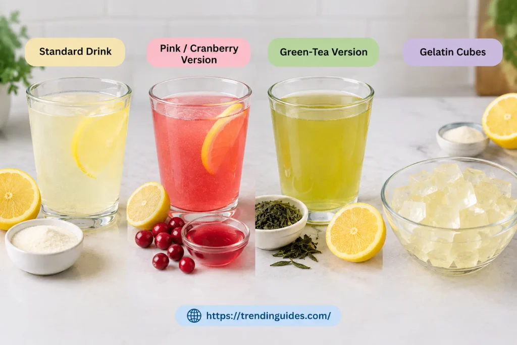 Gelatin trick recipe variations