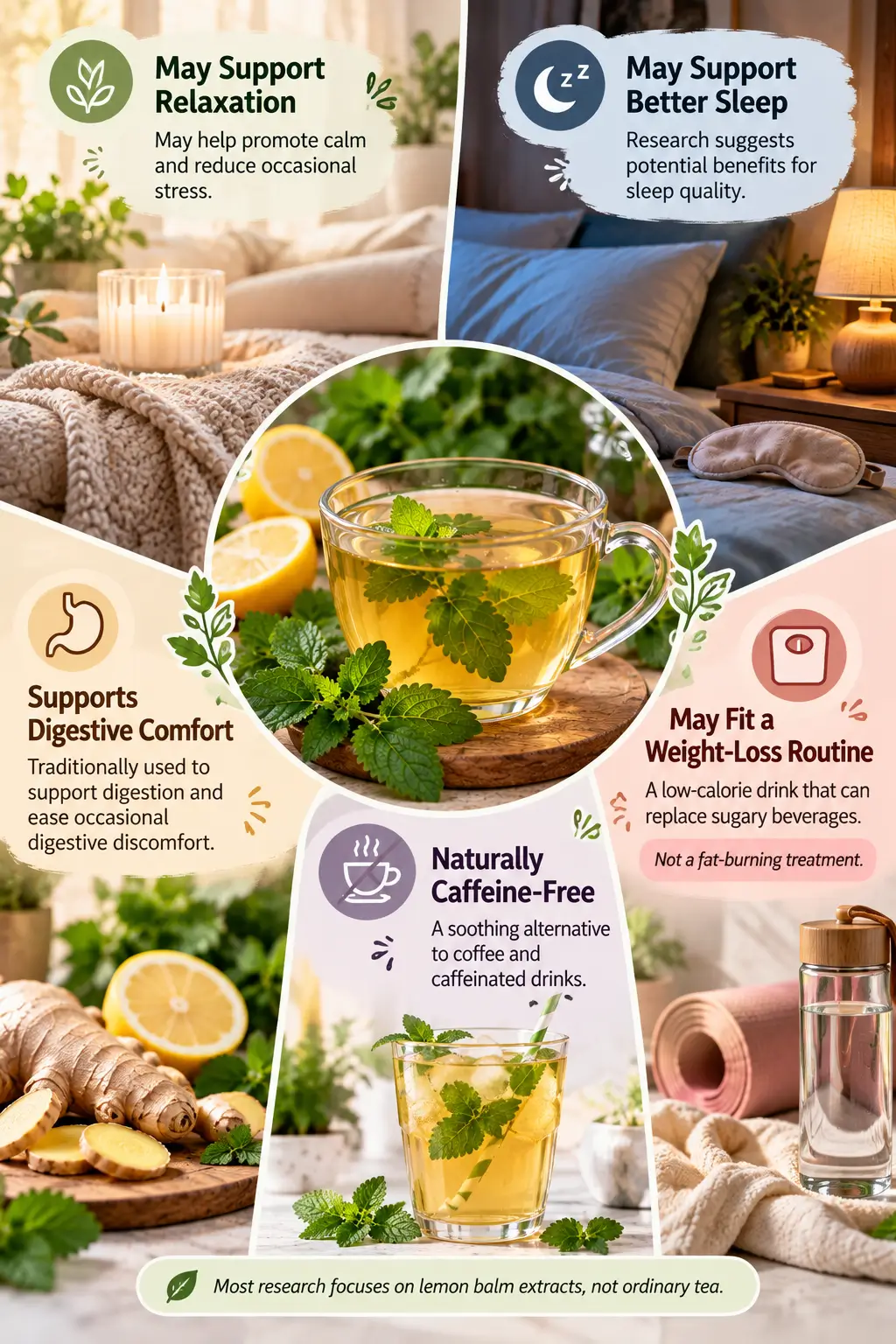 Lemon Balm Tea Wellness Benefits

