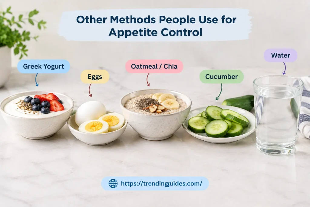 Healthy foods for appetite control