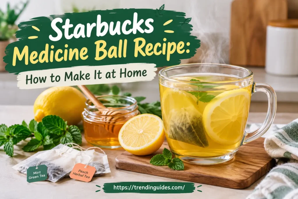 Steaming lemon tea with lemon and honey
