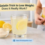 Gelatin drink for weight loss